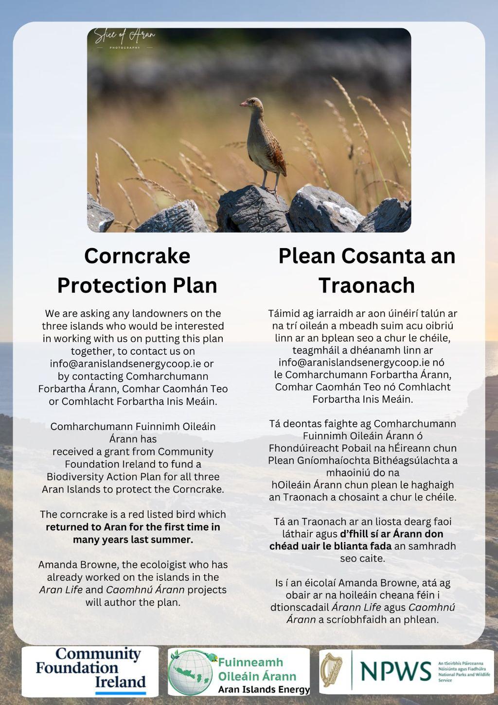 Corncrake Protection Plan
