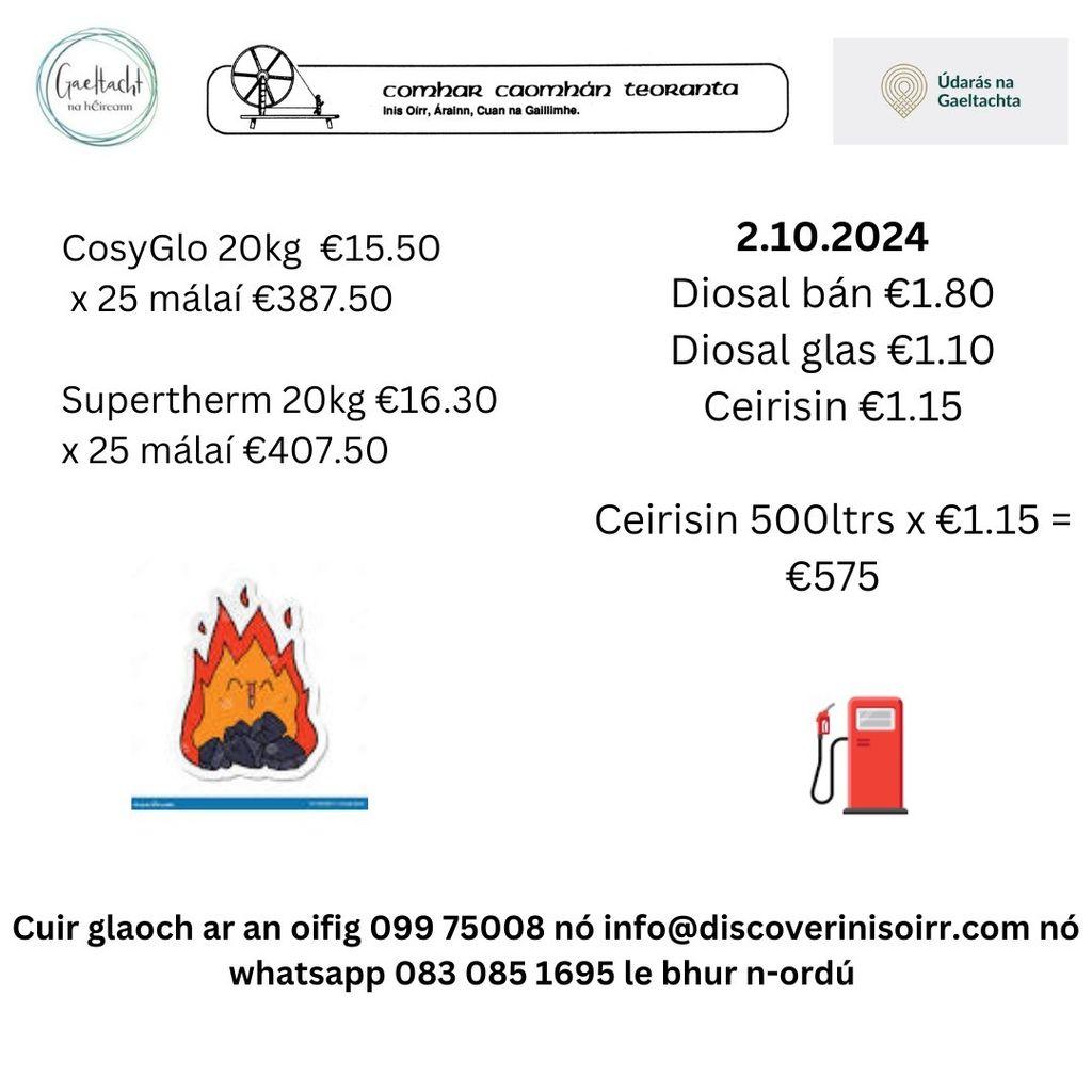 Notice for Coal & Fuel